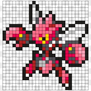 Scizor Pokemon Bead Pattern Perler Bead Pattern / Bead - Pokemon Pixel Art Scizor, HD Png Download