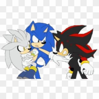 Silver Classic - Sonic Shadow And Silver Family, HD Png Download