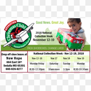 Uploaded April 13, - Operation Christmas Child 2017, HD Png Download