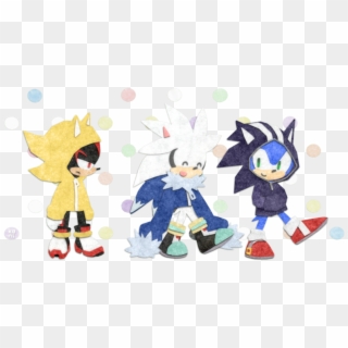 Sonic, Shadow, And Silver Images Thunderjix Wallpaper - Silver The Hedgehog Fan Art, HD Png Download