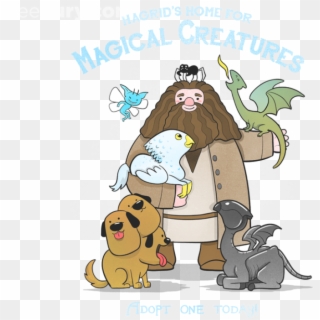 Hagrid's Home For Magical Creatures Tee Shirt - Hagrid's Home For Magical Creatures, HD Png Download