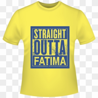 Straight Outta Fatima Jersey - Active Shirt, HD Png Download