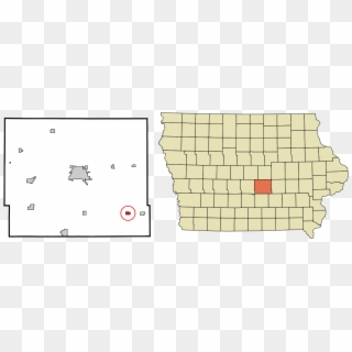 Jewell On Iowa Map, HD Png Download