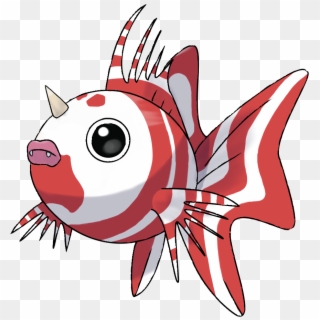 I Drew An Alola Seaking Inspired By A Lionfish - Alola Seaking, HD Png Download