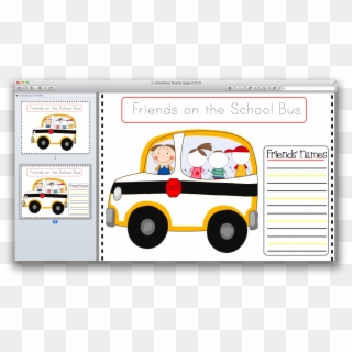 School Bus Printable Fun - Go To School, HD Png Download