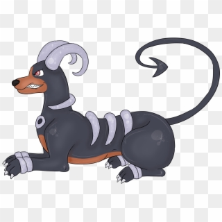 Fave Dark Pokemon - Dog Catches Something, HD Png Download
