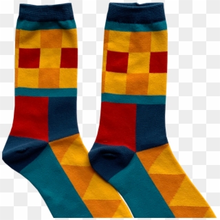 Unisex Checkered Pattern Socks - Sock, HD Png Download