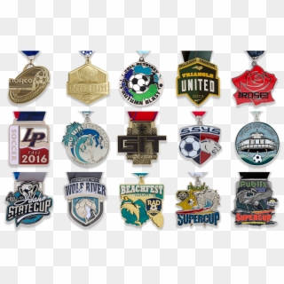 Soccer Custom Medals Sample Collection - Custom Soccer Medals, HD Png Download