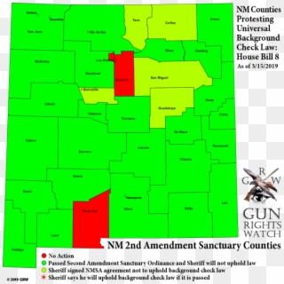New Mexico Second Amendment Sanctuary Counties - 2nd Amendment Sanctuary Counties In New Mexico, HD Png Download