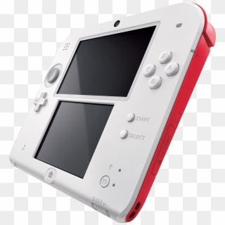 Nintendo 2ds Console - Red And White Nintendo 2ds, HD Png Download