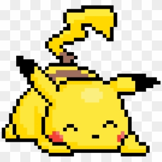 Pikachu Sleep - Asriel Dreemurr Pixel Art, HD Png Download
