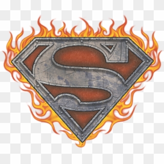 Product Image Alt - Superman Symbol On Fire, HD Png Download