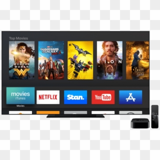 Apple Tv 4k Makes Your Favourite Tv Shows And Movies - 4k Hdr Era Now Playing, HD Png Download