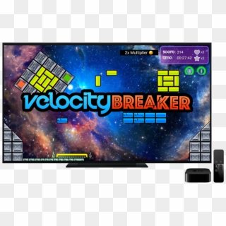Velocity Breaker Apple Tv Promo - Led-backlit Lcd Display, HD Png Download