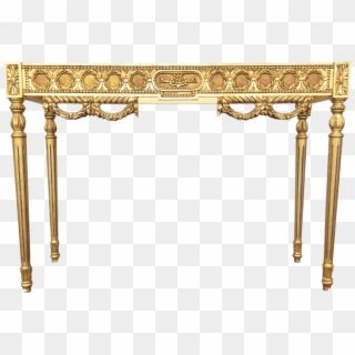 Gilded Rococo Table - Sofa Tables, HD Png Download