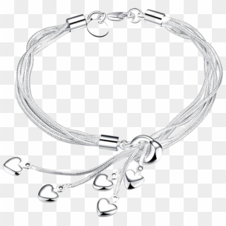 Pulseras Para Boda - Silver Bracelet For Women With Price, HD Png Download