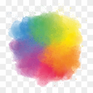 Colores-bordes - Watercolor Paint, HD Png Download