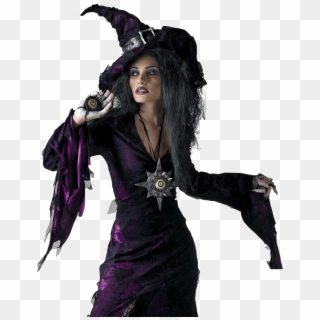 High Transparent Halloween Witch - Sorceress Costume, HD Png Download