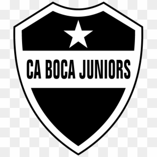 Ca Boca Juniors De Bermejo Logo Black And White - Boca Juniors Logo, HD Png Download