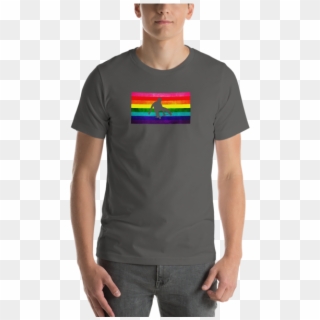 Lgbt Gay Pride Skateboard Skater Rainbow Pride Flag - Shirt, HD Png Download