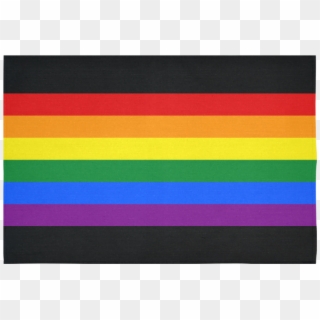 Gay Pride Rainbow Flag Stripes Cotton Linen Wall Tapestry - Electric Blue, HD Png Download