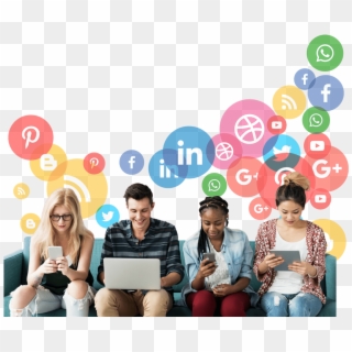 Social Media People Png - Social Media Marketing, Transparent Png