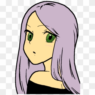 I Love Her Hair Color- - Cute Drawings Of Girls Easy, HD Png Download
