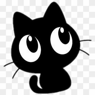 #freetoedit #cute #kawaii #cat #blackcat #chacha #dofus - Chibi Cat Transparent, HD Png Download