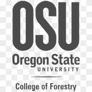 Oregon State University Forestry Logo Grey - Oregon State University, HD Png Download