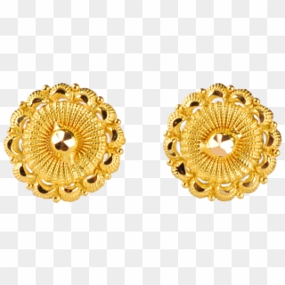 Gold Earrings - Best Gold Ring Png, Transparent Png