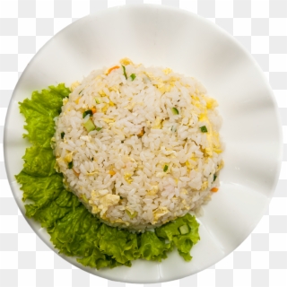 Rice Fried With Vegetables And Egg - Steamed Rice, HD Png Download