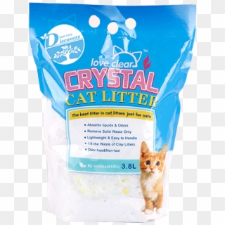 8l*2 Bag Le Jie Crystal Cat Litter Cat Sand Dust-free - Kitten, HD Png Download