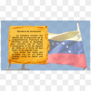 Bandera - Bandera De Venezuela Ondeando, HD Png Download
