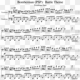 Bomberman - Sheet Music, HD Png Download