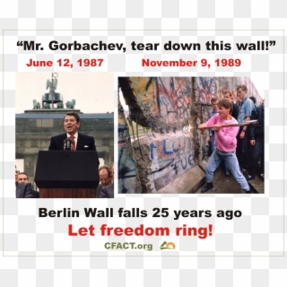 25 Years Berlin Wall Falls - Photo Caption, HD Png Download