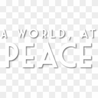 A World At Peace Logo - Poster, HD Png Download