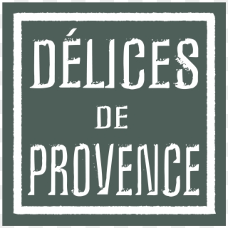 Delices De Provence Logo Inverted Colour Final - Poster, HD Png Download