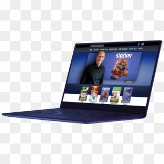 Com Website States In Dell Laptop Frame - Netbook, HD Png Download
