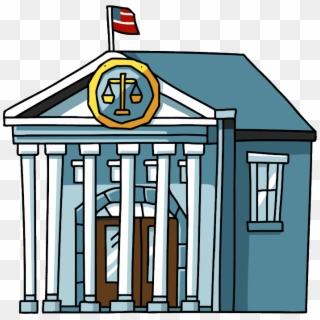 Courthouse Clipart Town Hall Building - Courthouse Clipart Png, Transparent Png