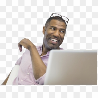 Man With Laptop - Management, HD Png Download
