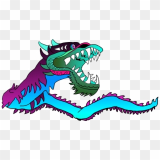 Chinese Blue Dragon - Chinese Cartoon Dragon Png, Transparent Png