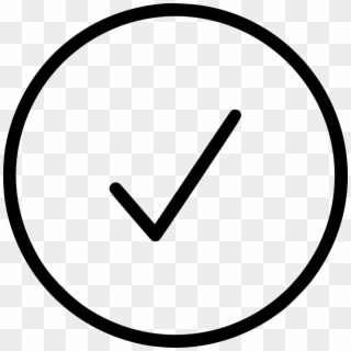 Check Complete Alright Ok Tick Test Circle Button Svg - Okay Button Png, Transparent Png