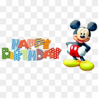 Happy Birthday Png Image - Mickey Mouse, Transparent Png