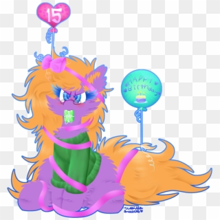 Vanillaswirl6, Balloon, Birthday, Bow, Clothes, Colored - Cartoon, HD Png Download