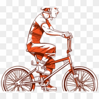 Cycling Clipart Safe - Bmx Bike, HD Png Download