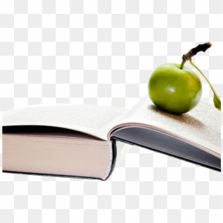 Apple On Book Png Image - Granny Smith, Transparent Png