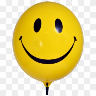 Yellow Smiley Face Balloon, HD Png Download