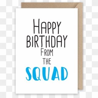 Happy Birthday From The Squad - Poster, HD Png Download