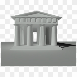Pictures - Simple Roman Temple 3d, HD Png Download