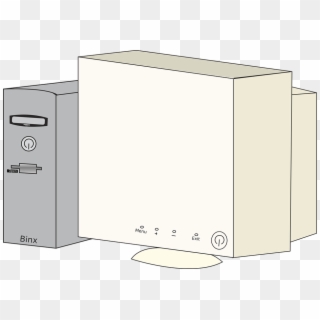 Cpu Box Computer Tower Desktop Cabinet - Paper Product, HD Png Download